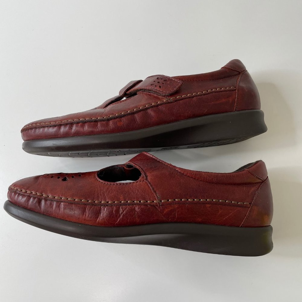 SAS Willow Slip On Mary Jane Loafer Walnut - Picture 5 of 13